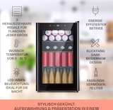 thumbnail of Beercave 70 Kühlschrank 70 Ltr 3 Böden 3-fach isolierte Glastür Touch Schwarz