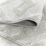 thumbnail of Teppich Wohnzimmer 3D Geometrisch Modern Waschbar Strapazierfähig Esszimmer OEKO-TEX Rund Creme 200x200 cm – GENF von Kadima Design