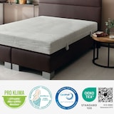 thumbnail of Matratze 90x190 cm, Höhe 18cm,  hochwertiger Bezug aus GREENFIRST Doppeltuch, Kaltschaummatratze 90x190, Härtegrad H3 - bis 150kg, atmungsaktiv