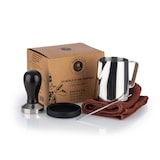 thumbnail of 5-delige barista set Melkkan 0,35l Tamper Ø51mm Latte pen: 13,5 cm Barista doek PAN
