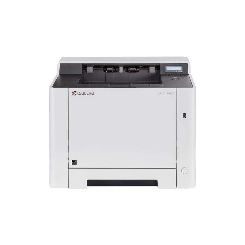 Kyocera ECOSYS P5026cdn Farblaserdrucker Duplex Laser A4, USB 2.0, Gigabit LAN, USB-Host