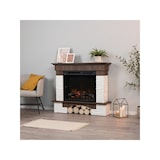 thumbnail of PORTO - Vrijstaande elektrische LED haard - Eik - 28" - 114 x 98 x 32