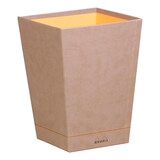 thumbnail of Rhodiarama Papierkorb aus Kunstleder, 27x27x32cm - Taupe 318824C
