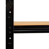 thumbnail of shelfplaza HOME Schwerlastregal 230x130x30 cm in anthrazit mit 5 Böden und 150 kg Traglast pro Boden