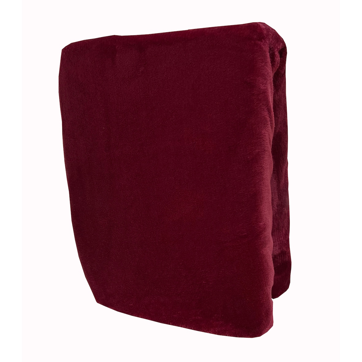 2 Stück Winter Teddyplüsch Spannbettlaken 120-130x200cm Bordeaux flausch kuschelig