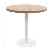 thumbnail of vidaXL Bistrotisch Hellbraun 80 cm MDF