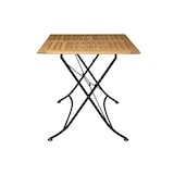 thumbnail of METRO PROFESSIONAL Gastro Tisch klappbar Baviera, Akazienholz/Stahl, 120 x 80 cm, natur/schwarz