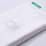 thumbnail of Benetton - Conjunto de Cama 2 Peças (Capa de Edredão 155X220Cm + Fronha 80X80Cm) 200Tc 100% Algodão Branco e Cinzento P&B