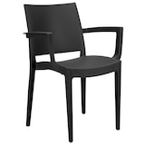 thumbnail of METRO PROFESSIONAL Gastro Stapelstoel met armleuningen Iluna, kunststof, zwart