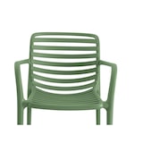thumbnail of METRO PROFESSIONAL Silla apilable con reposabrazos Gastro Elaria, plástico, verde oliva