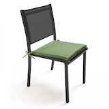thumbnail of Set van 4 cactusgroene polyester stoelhoezen 40x40x3 cm