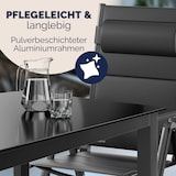 thumbnail of CASARIA® Gartenmöbel Set Gartentisch 6 Stühle Anthrazit