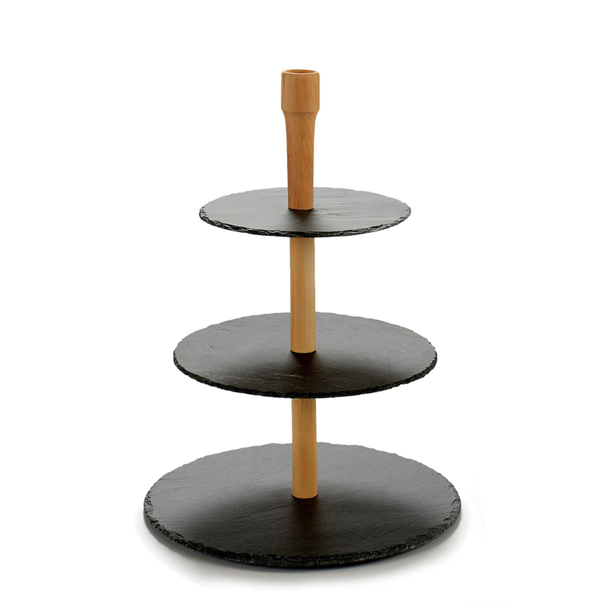San Ignacio KINVARA - Plank 3 hoogtes in leisteen en hout 30x40cm