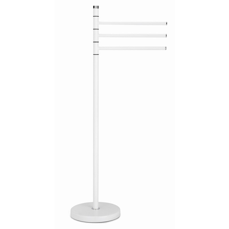 Ogomondo Piantana Porta Salviette a Tre Bracci Polar in Acciaio Verniciato, , 1 pz.