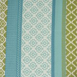 thumbnail of Tapete de exterior, turquesa e verde, 120x180 cm