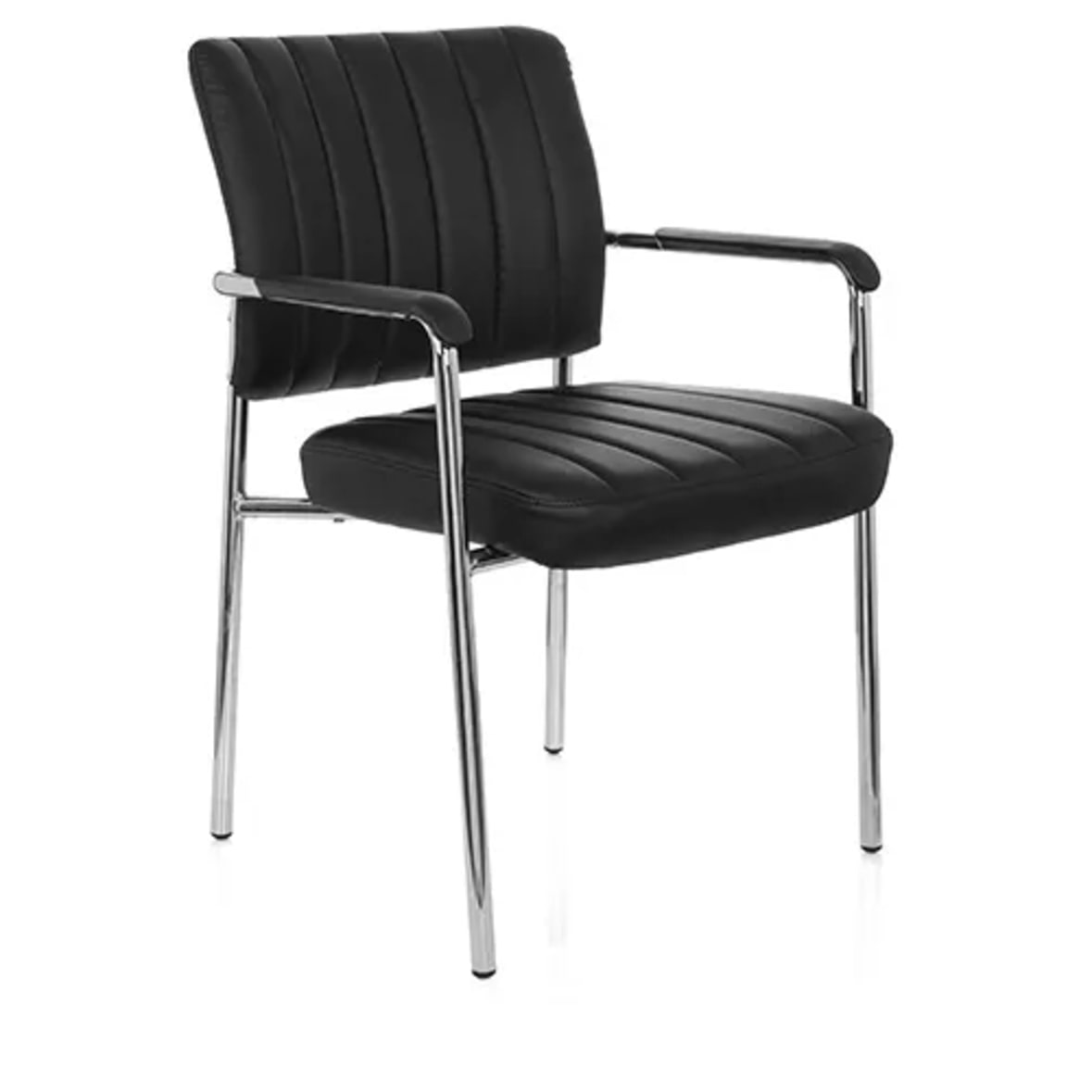 Silla de confidente SOMOS V PU negro hjh OFFICE