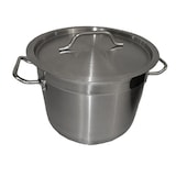thumbnail of Kochtopf aus Edelstahl mit Randverstärkung und Deckel Ø25cm H18cm 8,8 Liter
