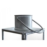 thumbnail of Lanterna portacandela da esterno in vetro e metallo Susan - 10x10x67 cm