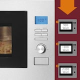 thumbnail of Bomann MWG 3001 H EB Integriert Kombi-Mikrowelle 25 l 900 W Edelstahl