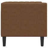 thumbnail of vidaXL Chesterfield-Sessel Braun Kunstleder in Wildleder-Optik