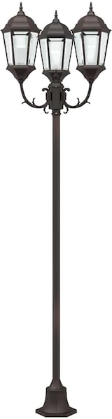 thumbnail of vidaXL Garten-Licht Bronze 57 x 49 x 241 cm Aluminium und Glas