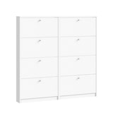 thumbnail of Escape Schuhschrank mit 8 Klappen Breite 150 cm, Höhe 148 cm weiss.
