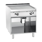 thumbnail of 2-Zonen-Gasgrillplatte aus gerilltem Stahl, auf offenem Ständer, 18.000 W, NATURGAS