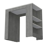 thumbnail of Mesa Auxiliar de cocina Portree en melamina con 2 estantes