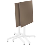 thumbnail of Set Terrassentisch aus Laminat in Taupe und 2 Stühle in Kaktusgrün