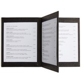 thumbnail of Served with Style - 78012 Black - Menukaart A5 met middenkaart