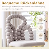 thumbnail of Esszimmerstuhl 2er Set Samt Hellgrau 86x48x45 cm mit Kugelketten Rückenlehne Metallbeine,komfortabel gepolstert,flexibel für Esszimmer und Wohnbereich