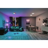 thumbnail of Paulmann Plafonnier LED Rainbow With rainbow effect    RGBW+ 750lm 230V 22W gradable Noir#Blanc 70544