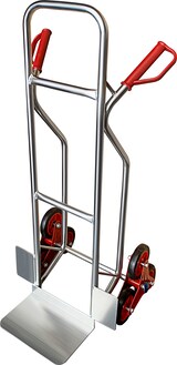 thumbnail of METRO Professional Carretilla QT3069, aluminio, 51 x 49 x 118 cm, carga máxima: 150 kg, triple rueda, plata