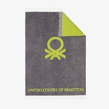 thumbnail of Benetton - Coperta 140x190 cm 320 GSM 60% cotone Marrone e verde