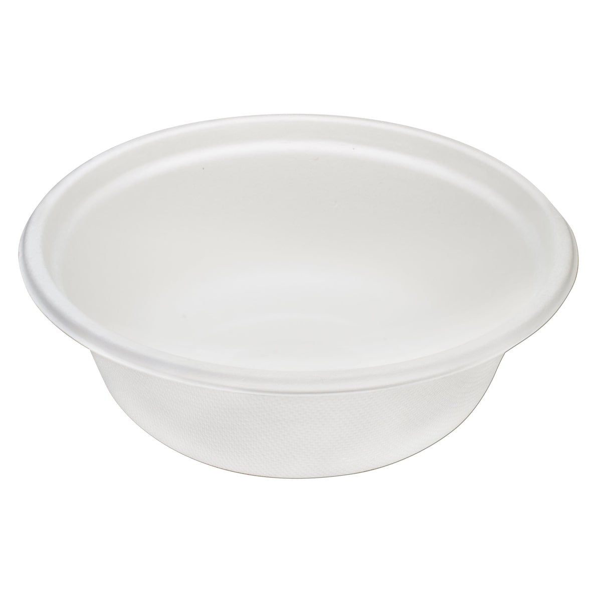 WISEFOOD 50 Stück - Zuckerrohr Schale - rund 500ml Bagasse