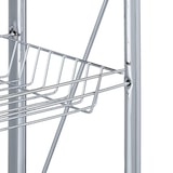 thumbnail of Helloshop26 - Carrinho de cozinha dobrável com rodinhas 2 níveis metal preto 13_0000890_2