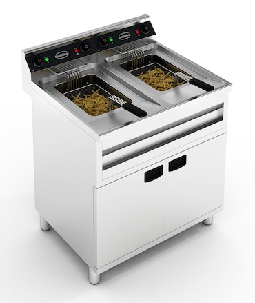 Fritadeira Elétrica com Base - 2 x 12 L - 2 x 9000 W - CombiSteel