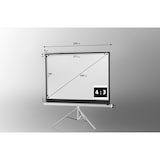 thumbnail of celexon Stativleinwand Economy 211 x 160 cm - White Edition