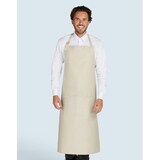 thumbnail of AMSTERDAM - Recycled Bib Apron with Pocket: One Size / Natural