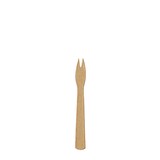 thumbnail of 250 Pommes-Frites-Gabeln, Papier "pure" 8,5 cm braun