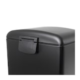 thumbnail of Kitchen Move Balde de Lixo com Pedal Inox GREENWICH preto 40L Aço inoxydable Preto