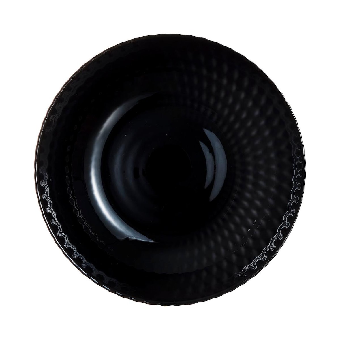 Luminarc Pampille Negro Plato Hondo Vidrio 20Cm