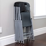 thumbnail of Pack mesa plegable 182x76 cm + 6 sillas plegables negro Lifetime