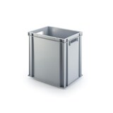 thumbnail of PROREGAL 5x Eurobehälter mit offenem Griff | HxBxT 40x30x40cm | 37 Liter | Grau | Eurobox, Transportbox, Transportbehälter, Stapelbehälter