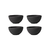 thumbnail of Villeroy & Boch Manufacture Rock Bol schwarz Ø 14,0 cm 4er Set