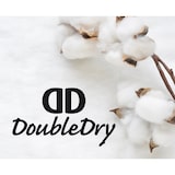 thumbnail of DoubleDry Dekbedovertrek Eenpersoons 140x200/220 cm + 1 kussensloop 60x70 cm - 100% natuurlijk katoen - room wit