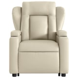thumbnail of vidaXL Massagesessel mit Aufstehhilfe Elektrisch Creme Kunstleder