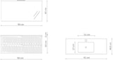 thumbnail of AQA Design Composizione da bagno in MDF 4 pezzi VENERE verde salvia cm. L.91 P.46,5 H.190 MPVE09-SAL