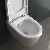 thumbnail of Alpenberger Wand WC mit Bidet Funktion Spülrandlos | WC Komplettset mit Geberit Spülkasten, Betätigungsplatte und Bausatz | Vorwandelement WC Set Bad