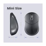 thumbnail of Perixx Perimice-802Ir Raton Bluetooth Inalambrico - DiseÃ±o Portatil Para Windows, Ios, Tablets Y Android - Gris Grafito